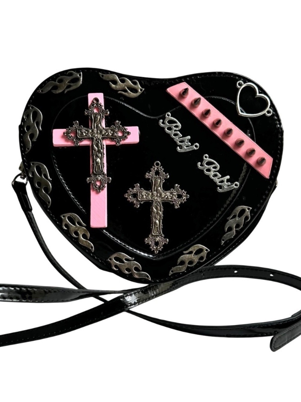 Sukuto Gothic Punk Crossbody Bag